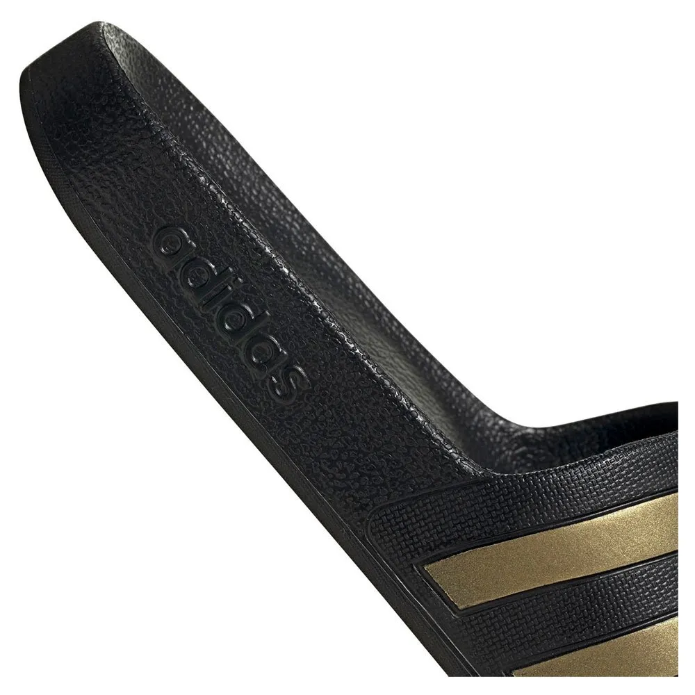 Купить adidas eg1758/11 Шлёпанцы Adilette Aqua Core Black / Gold Metal / Core Black 32x20x10 EU 46 7ft.ru в интернет магазине Семь Футов
