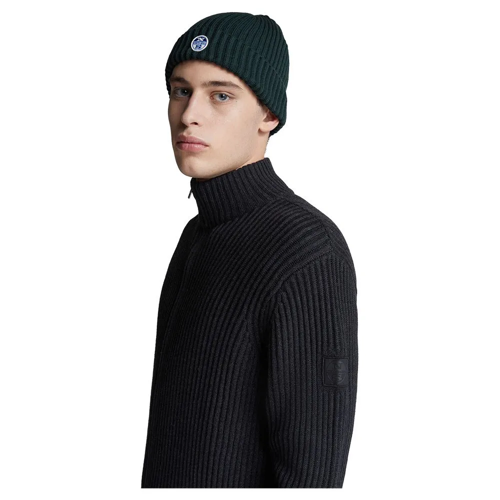 Купить North sails 699440-0935-S Свитер на молнии Cotton Wool Серый Dark Grey Melange S 7ft.ru в интернет магазине Семь Футов