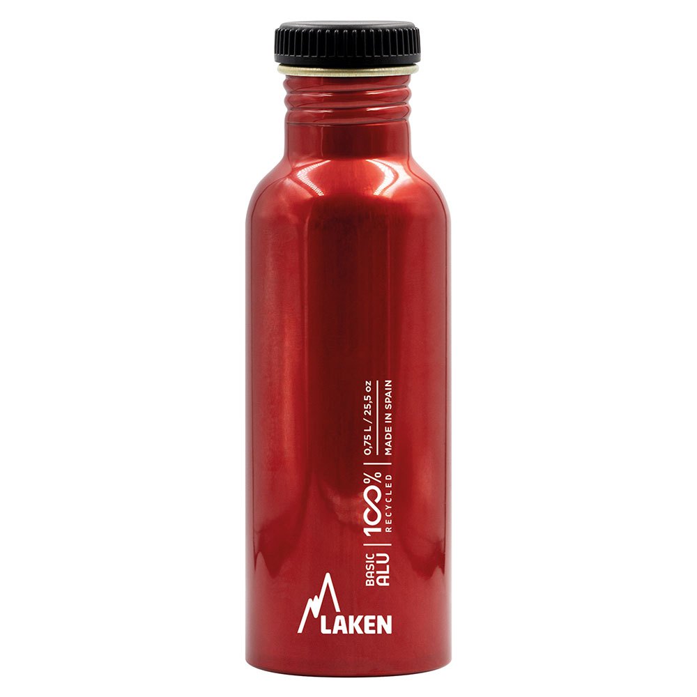 Купить Laken BPL75-R Basic Plain 750 ml Алюминиевая бутылка Красный Red 7ft.ru в интернет магазине Семь Футов