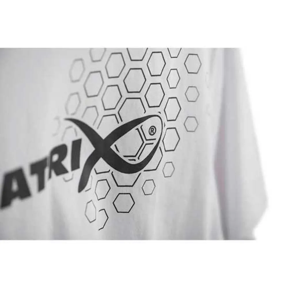 Купить Matrix fishing GPR385 Футболка с коротким рукавом Hex Print Белая White 2XL 7ft.ru в интернет магазине Семь Футов