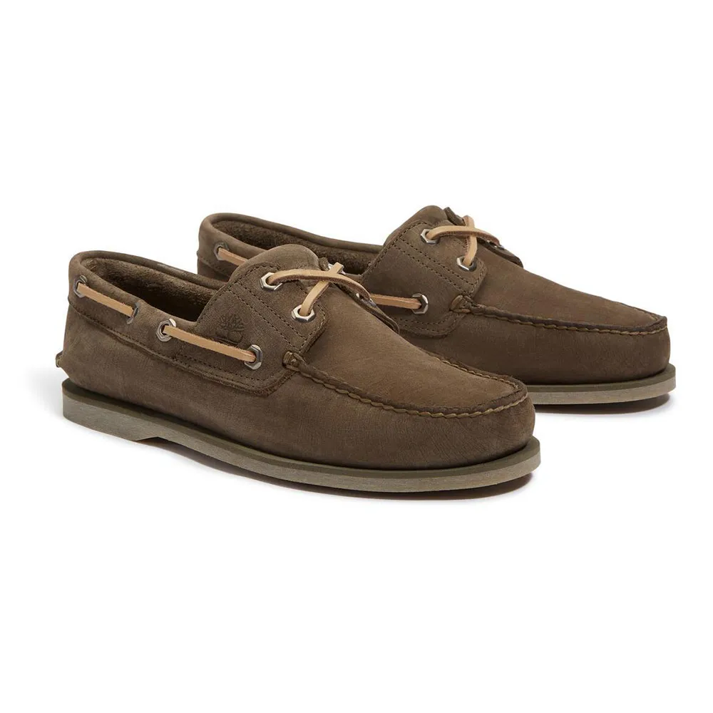 Купить Timberland tb0a4187eo81w-100 Палубные туфли Classic Wide Olive Nubuck 35x25x15 EU 44 7ft.ru в интернет магазине Семь Футов