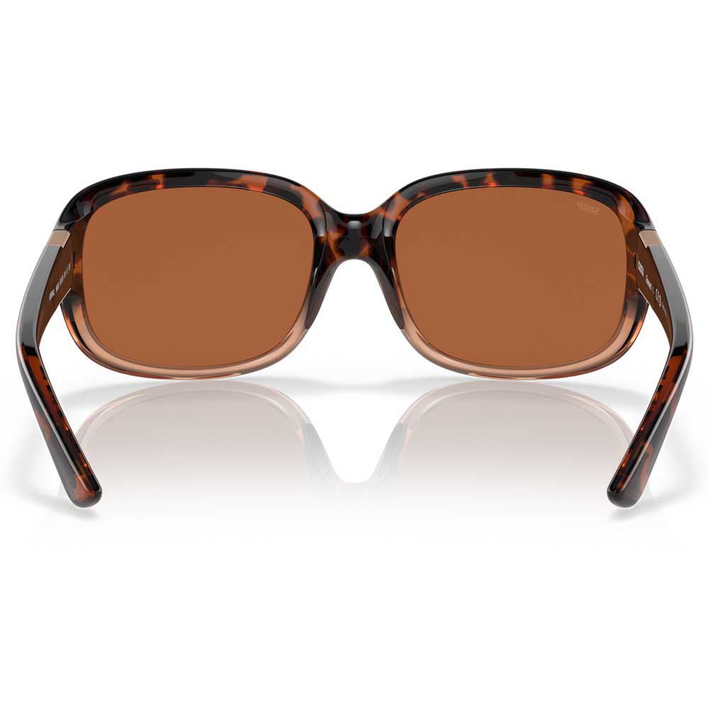 Купить Costa 06S9041-90411058 Зеркальные поляризованные солнцезащитные очки Gannet Shiny Tortoise Fade Green Mirror 580P/CAT2 7ft.ru в интернет магазине Семь Футов