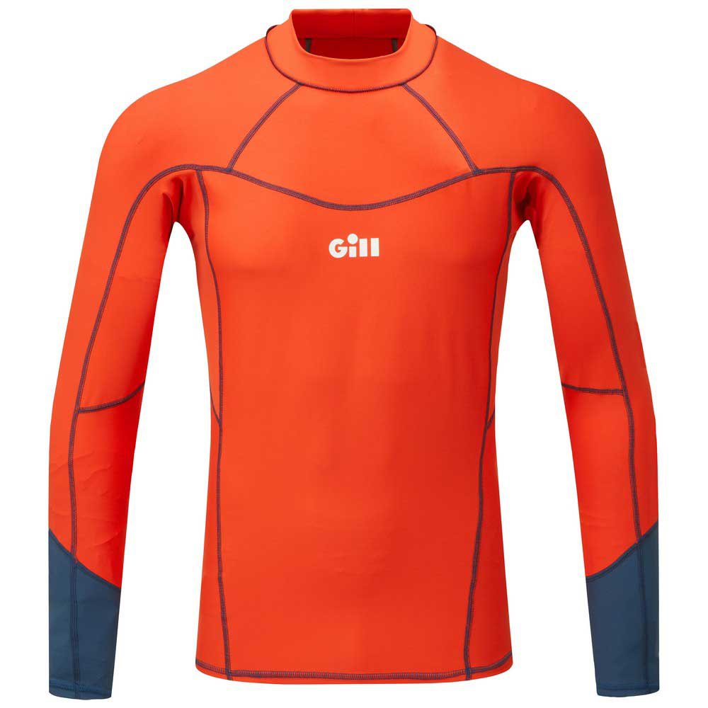 Купить Gill 5020-ORA01-XS Pro Rash Vest Футболка Оранжевый  Orange XS 7ft.ru в интернет магазине Семь Футов