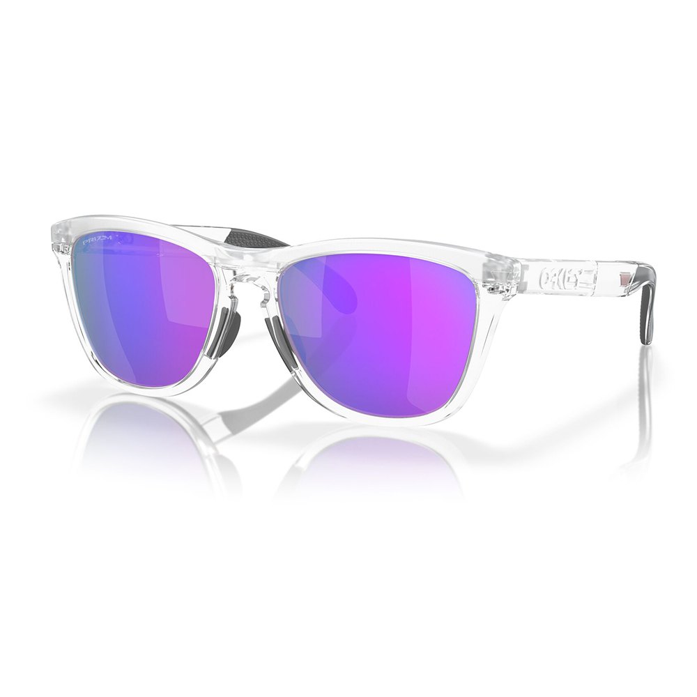 Купить Oakley OO9284-1255 Солнцезащитные очки Frogskins range Matte Clear Prizm Violet/CAT3 7ft.ru в интернет магазине Семь Футов