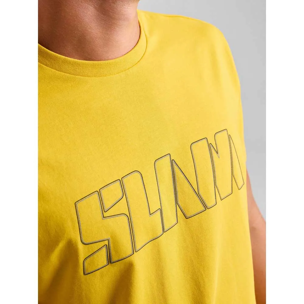 Купить Slam A112007S00-W41-XXL Футболка с коротким рукавом Logo Ocher 2XL 7ft.ru в интернет магазине Семь Футов