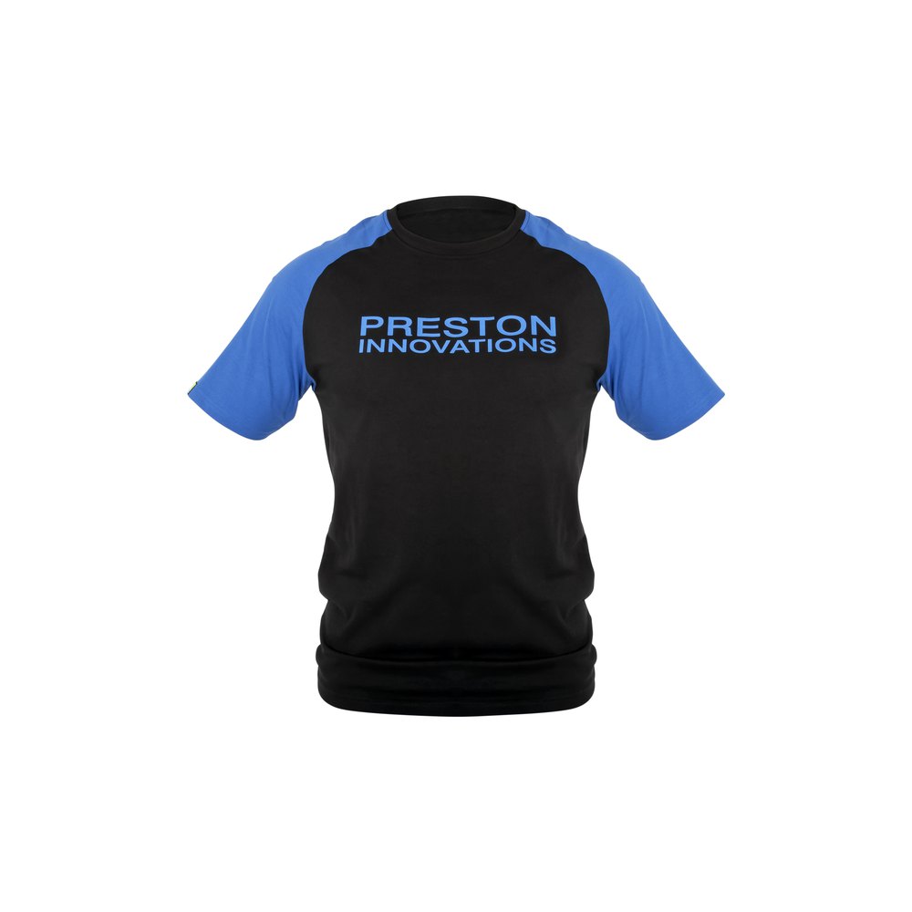 Купить Preston innovations P0200488 Футболка с коротким рукавом Lightweight Raglan Голубой Black / Blue M 7ft.ru в интернет магазине Семь Футов