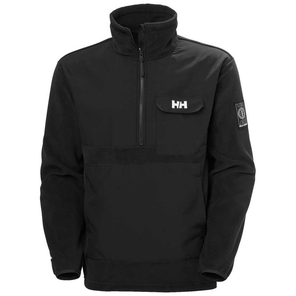 Купить Helly hansen 54086_990-L Флисовая кофта с полумолнией Play 1/2 Zip Fleece Black L 7ft.ru в интернет магазине Семь Футов