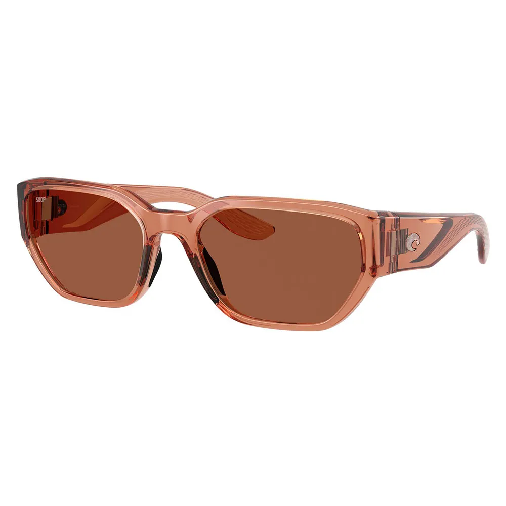 Купить Costa 06S9125-91250658 поляризованные солнцезащитные очки Clemente Translucent Pink Sands / Translucent Pink Sands Copper 580P/CAT3 7ft.ru в интернет магазине Семь Футов