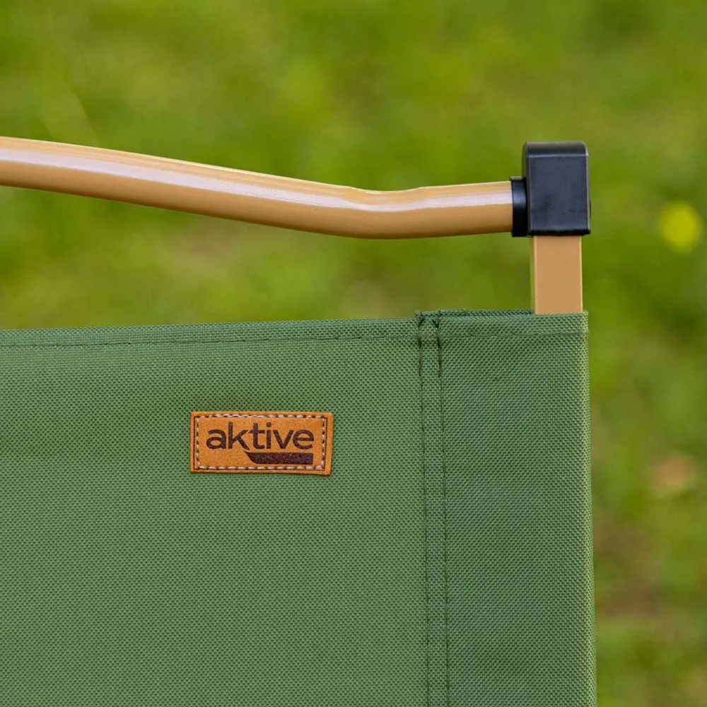 Купить Aktive 63066 стул Glamping 53x53x77 cm  Green / Brown 7ft.ru в интернет магазине Семь Футов