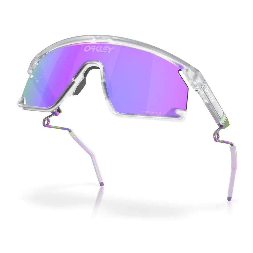 Купить Oakley OO9237-0239 Солнцезащитные очки BXTR Metal Prizm Бесцветный Matte Clear Prizm Violet/CAT3 7ft.ru в интернет магазине Семь Футов