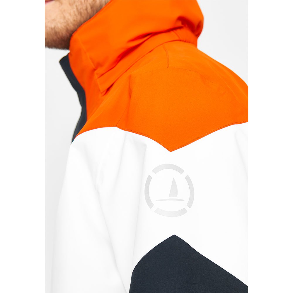 Купить Sea ranch 21-7-250-4184-L Куртка Nikolai Оранжевый  Orange / White / Dark Navy L 7ft.ru в интернет магазине Семь Футов
