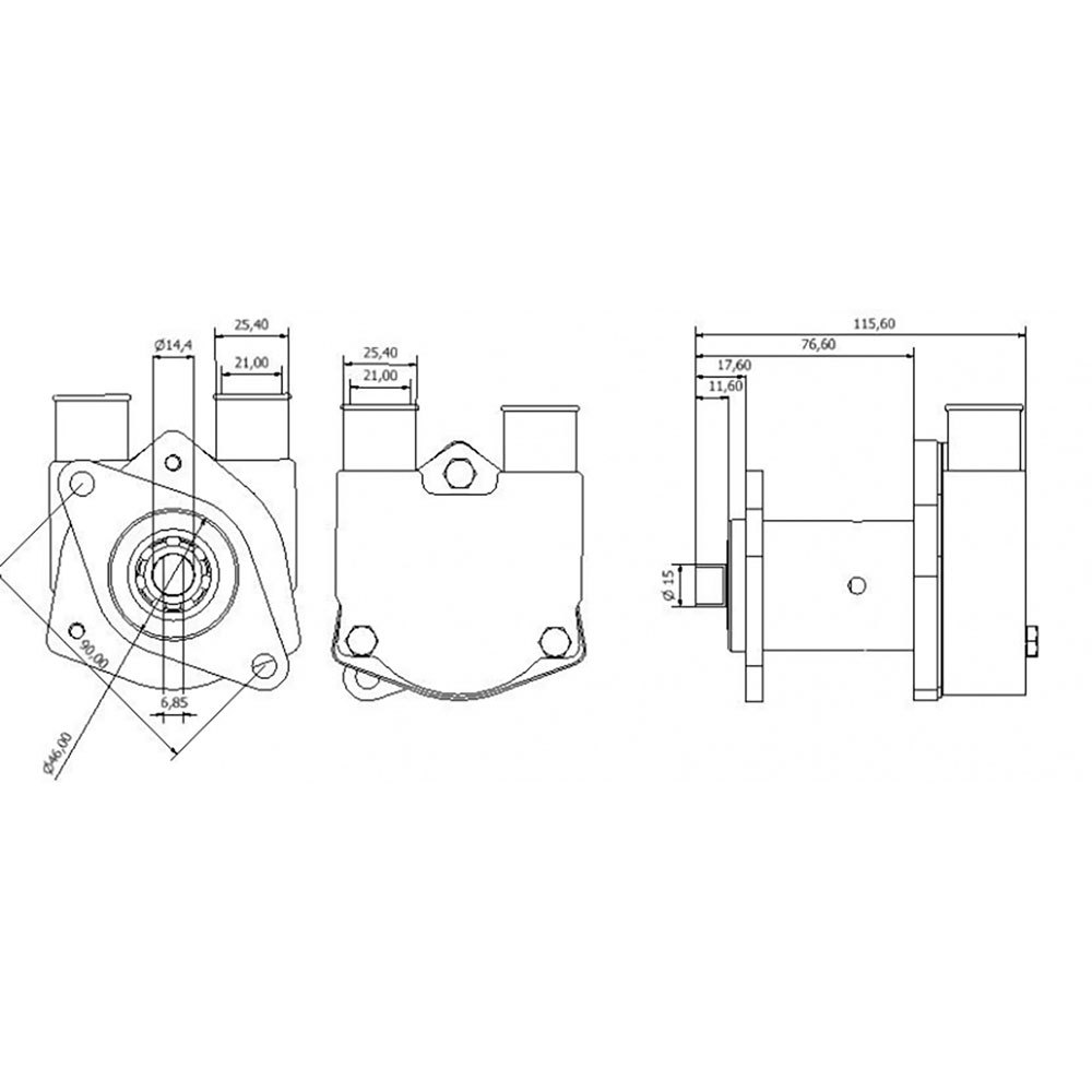 Купить Ancor 1600319 ST319 Насос Золотистый  Bronze 7ft.ru в интернет магазине Семь Футов