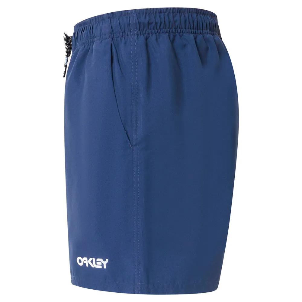 Купить Oakley FOA404310-6GA-XS плавательные шорты Beach volley 16´´ Голубой Abyss XS 7ft.ru в интернет магазине Семь Футов