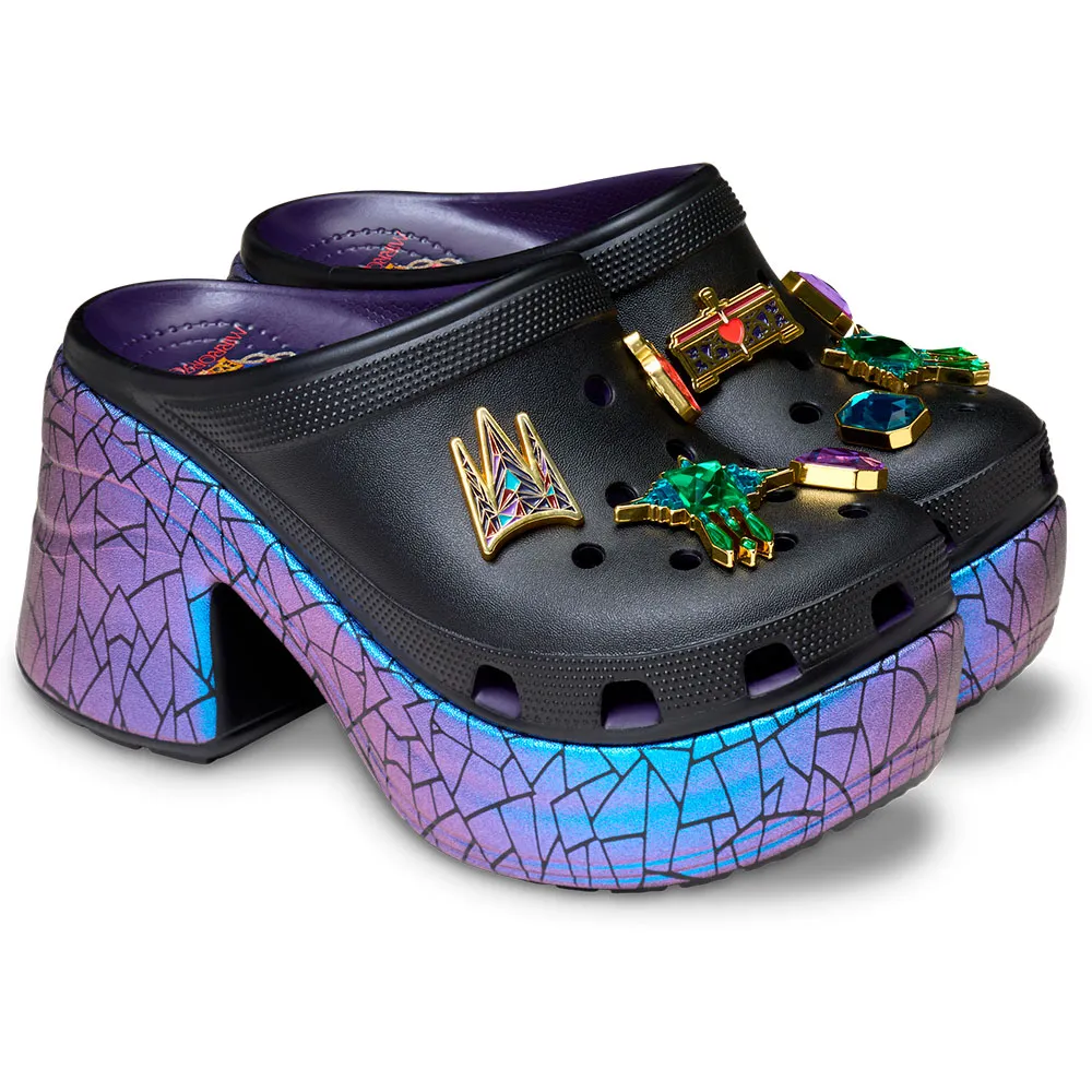 Купить Crocs 209827-001-m9/w11 Деревянные башмаки Snow White Siren Black 35x25x15 EU 42 7ft.ru в интернет магазине Семь Футов