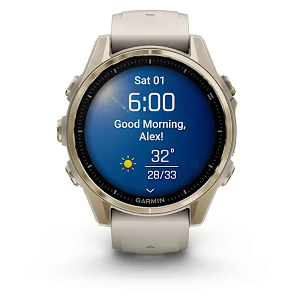 Купить Garmin R-144935700-010-02903-11 Часы Fenix 8 43 mm Amoled Sapphire отремонтированы Белая Fog Gray / Soft Gold Stainless Steel 7ft.ru в интернет магазине Семь Футов