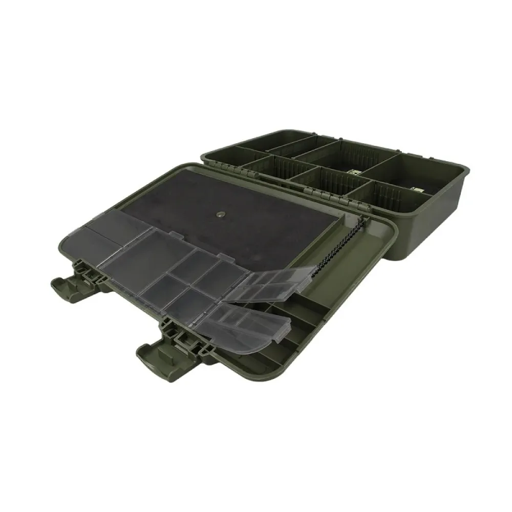 Купить Golden catch g.carp 1339226 Коробка для снастей Major L Dark Green 30x21x8 28.5 x 20.5 x 7 cm 7ft.ru в интернет магазине Семь Футов