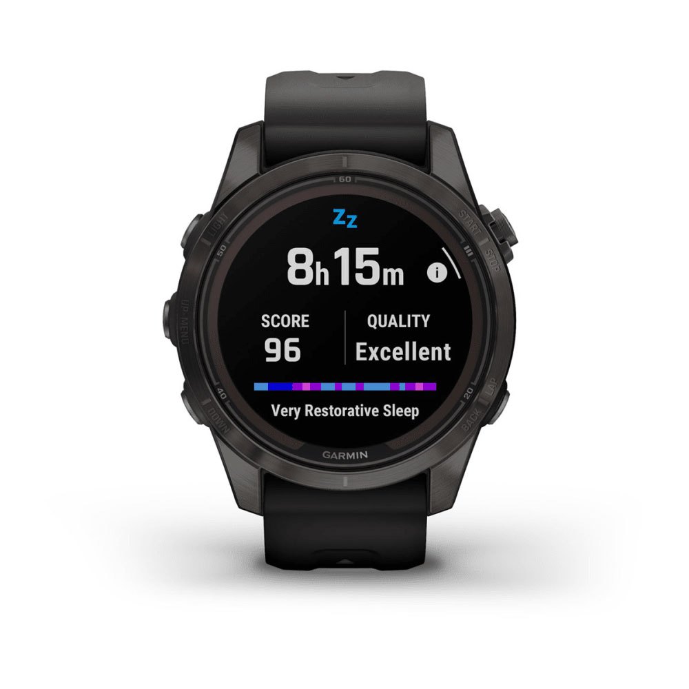 Купить Garmin 010-02776-11 Часы Fenix 7S Pro Sapphire Solar Серебристый Carbon Gray Titanium / Black Band 7ft.ru в интернет магазине Семь Футов