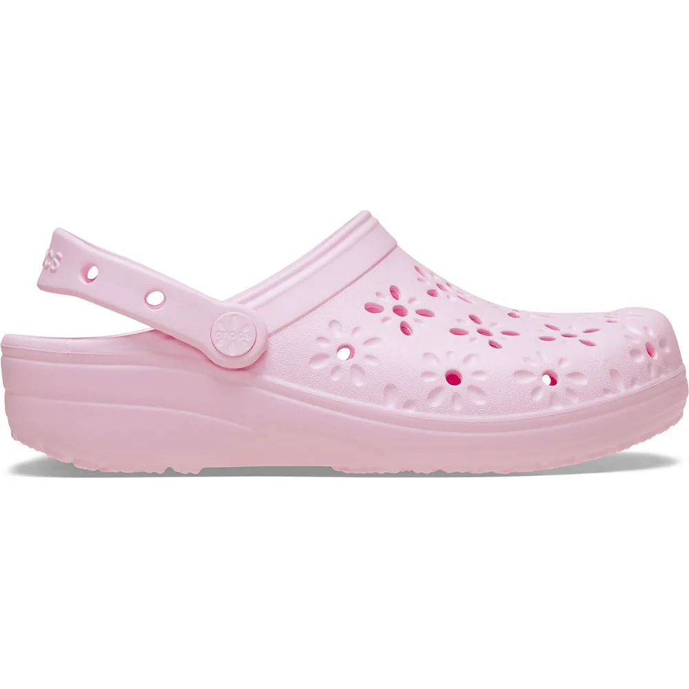 Купить Crocs 210927-6zw-m7/w9 Деревянные башмаки Classic Floral Cut Out Pink Milk 35x25x15 EU 39 7ft.ru в интернет магазине Семь Футов