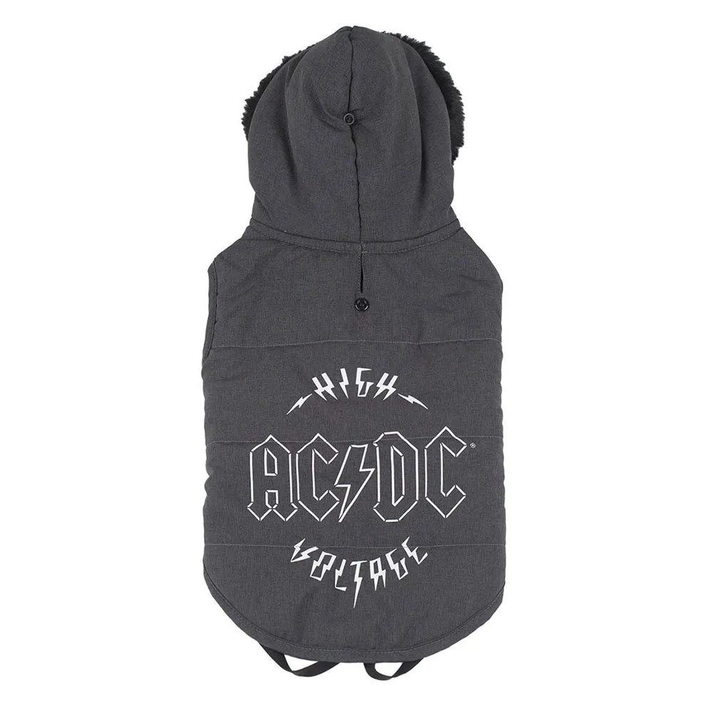 Купить Cerdá 2800000789 куртка для собаки ACDC Черный Gray XS 7ft.ru в интернет магазине Семь Футов
