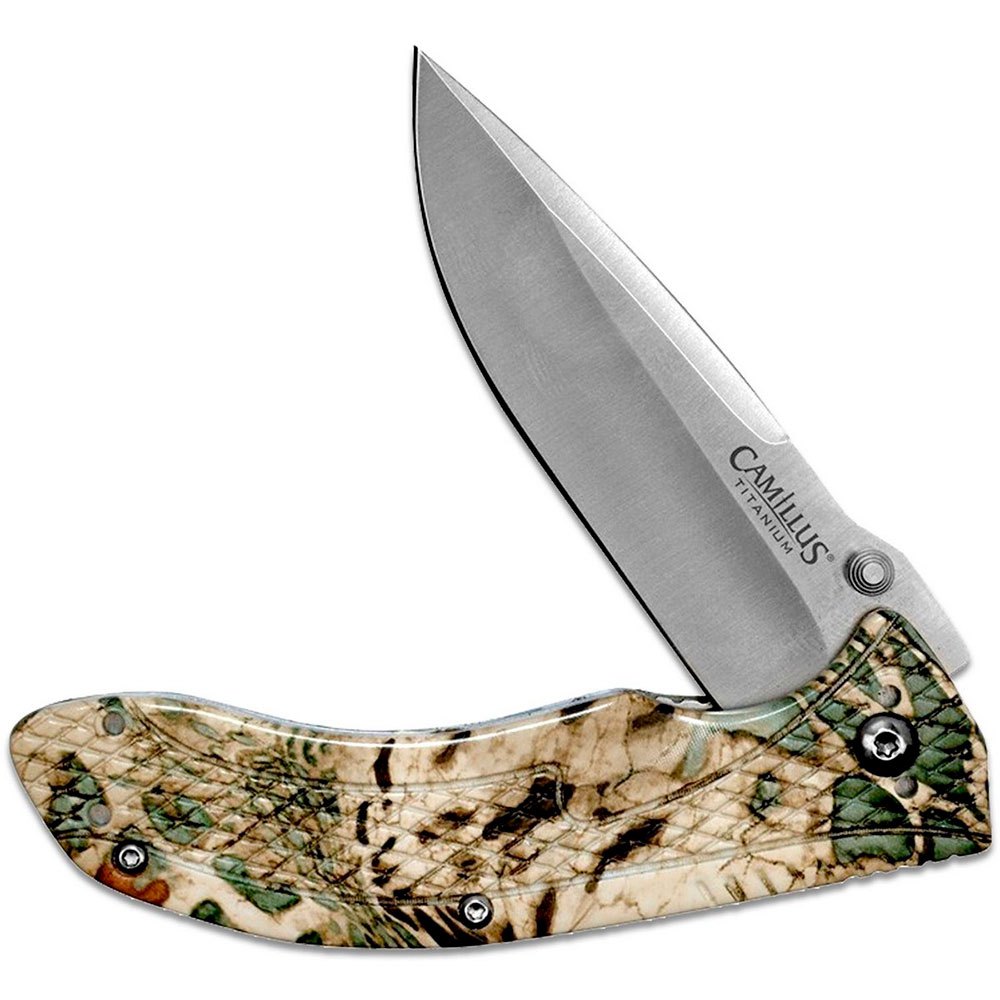 Купить Camillus 89521830 Gise Нож Золотистый  Camo Brown 18.4 cm 7ft.ru в интернет магазине Семь Футов