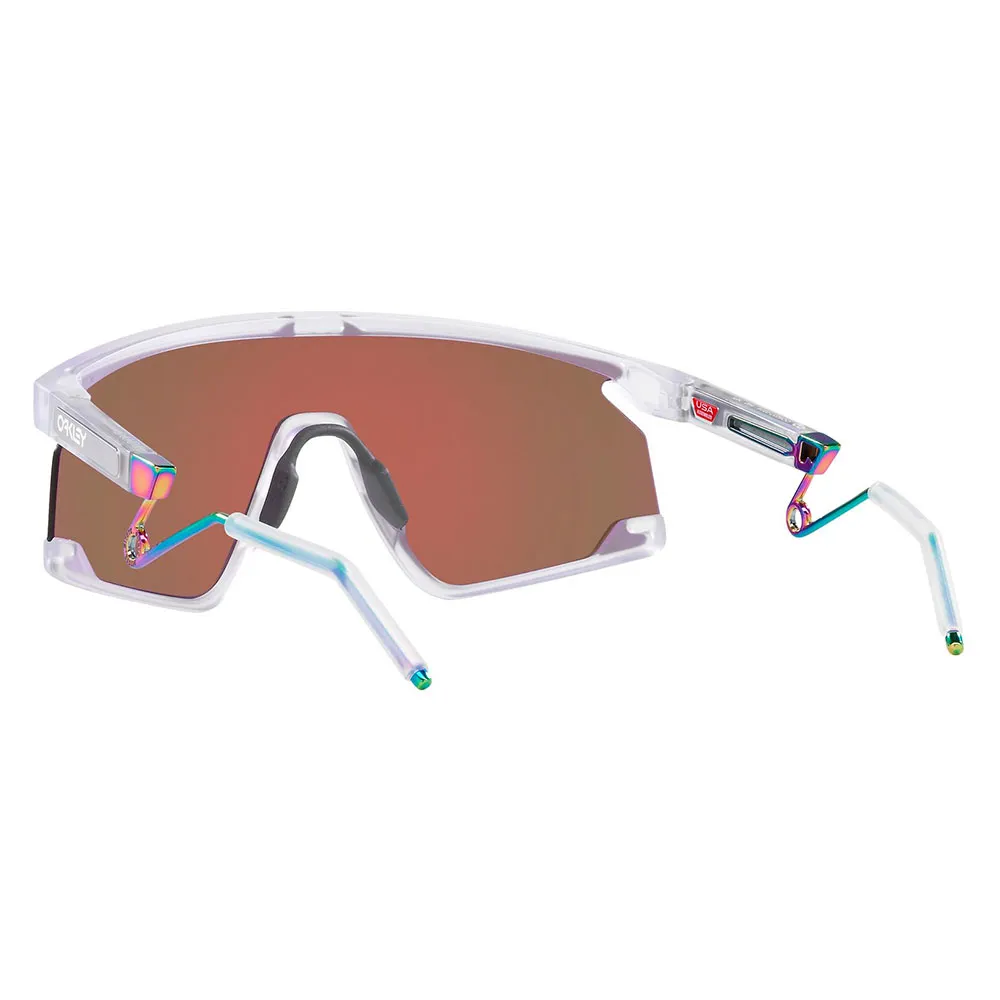 Купить Oakley OO9237-0239 Солнцезащитные очки BXTR Metal Prizm Бесцветный Matte Clear Prizm Violet/CAT3 7ft.ru в интернет магазине Семь Футов