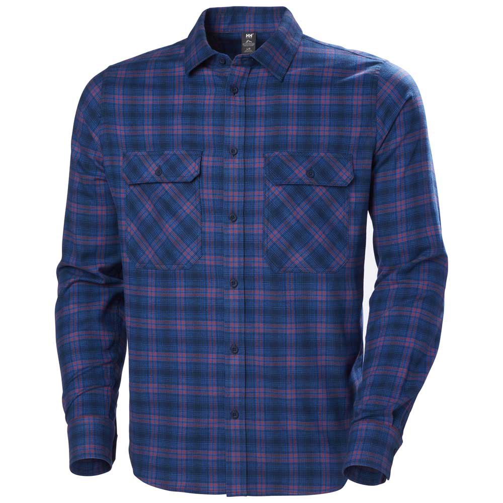 Купить Helly hansen 62731_584-L Футболка Lokka Organic Flannel Голубой Ocean Classic Plaid L 7ft.ru в интернет магазине Семь Футов