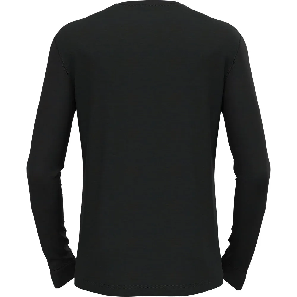 Купить Odlo 111602-15000-L Базовый слой с длинным рукавом Merino 200 Голубой Black L 7ft.ru в интернет магазине Семь Футов
