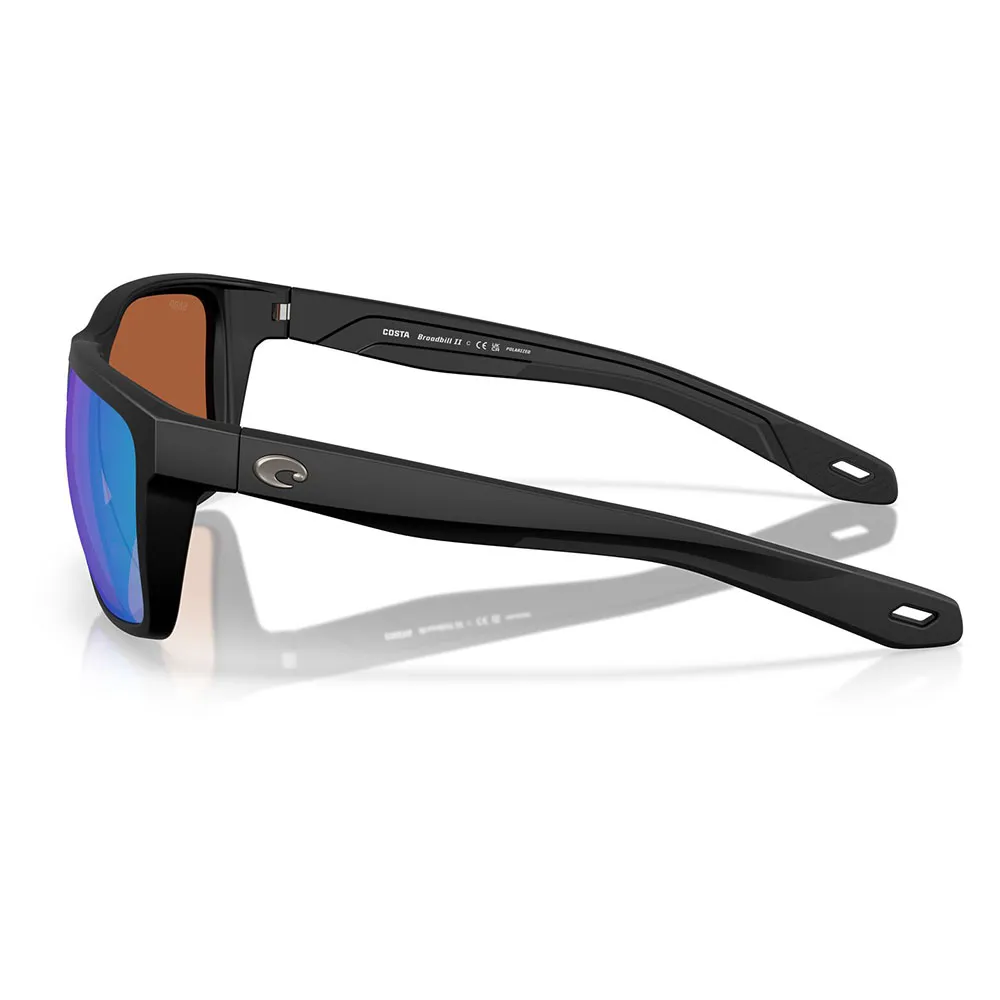 Купить Costa 06S9120-91200758 поляризованные солнцезащитные очки Broadbill ii Matte Black / Matte Black Green Mirror 580P/CAT3 7ft.ru в интернет магазине Семь Футов