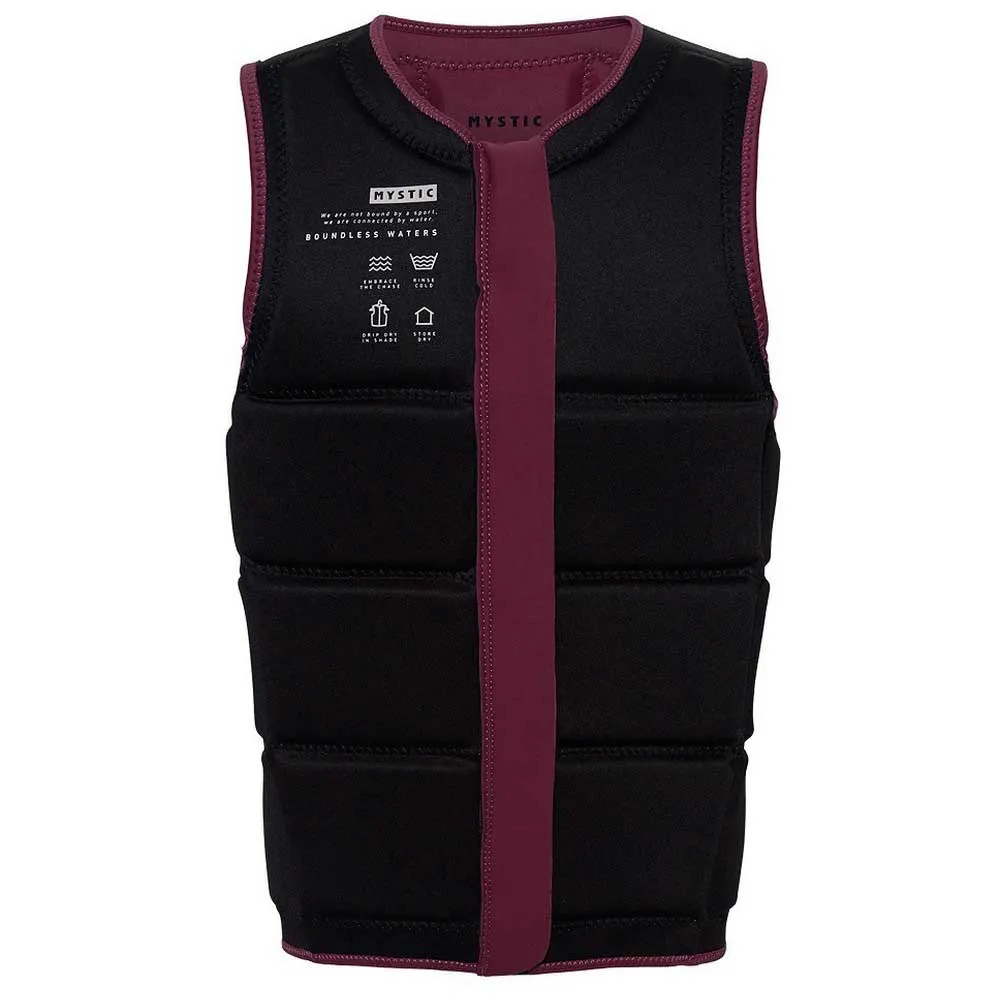 Купить Mystic 35005.240245-322-xxxs Защитный жилет Star fzip wake Oxblood Red 30x21x6 3XS 7ft.ru в интернет магазине Семь Футов