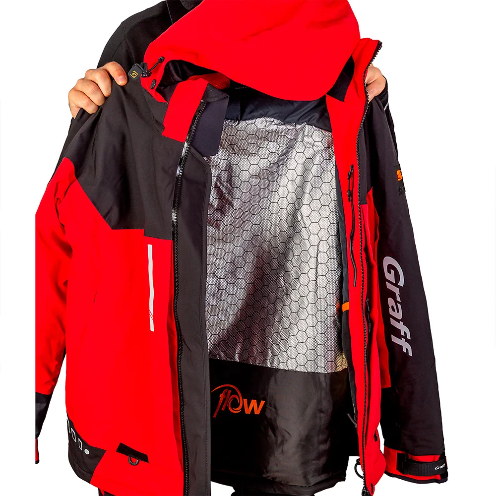 Купить Graff 215-o-b-4-red/grey-2xl-182/188 Набор 215-O-B-4 Edition 4.0 Red / Grey 70x25x45 7ft.ru в интернет магазине Семь Футов