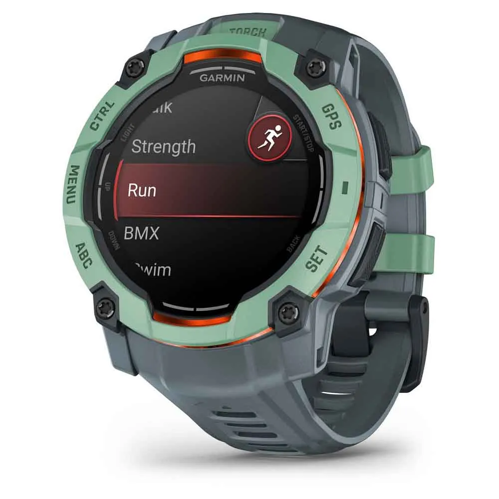 Купить Garmin 010-03020-01 Часы Instinct 3 50 mm Amoled Зеленый  Green / Grey 7ft.ru в интернет магазине Семь Футов
