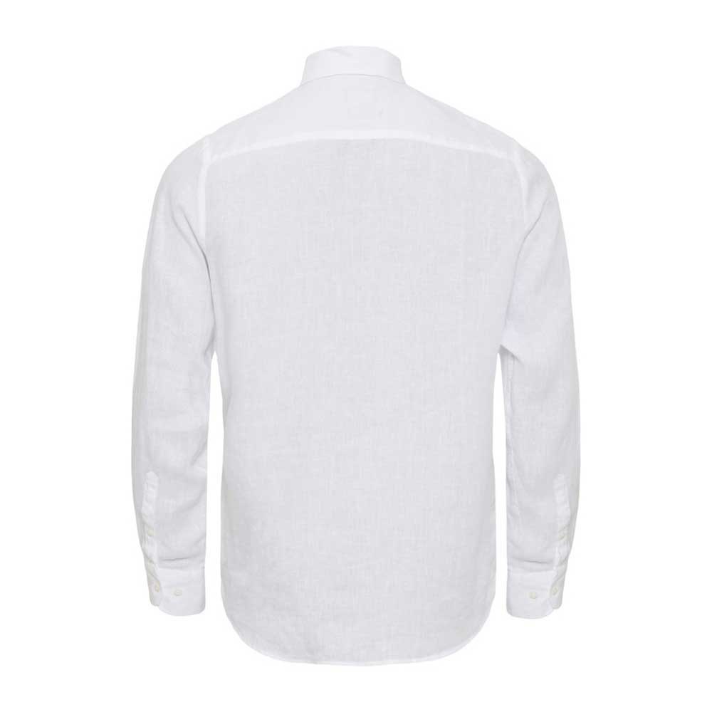 Купить Sea ranch 22-7-284-1000-XXL Рубашка с длинным рукавом Bastian Linen Белая White 2XL 7ft.ru в интернет магазине Семь Футов
