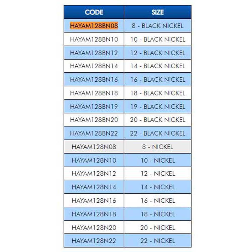 Купить Hayabusa HAYAM128BN14 лопаточный крюк с шипами 128 Black Nickel 14 7ft.ru в интернет магазине Семь Футов