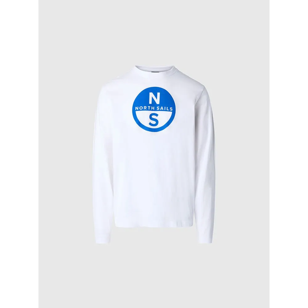 Купить North sails 692850-0101-XXL Футболка с длинным рукавом Graphic Белая White 2XL 7ft.ru в интернет магазине Семь Футов