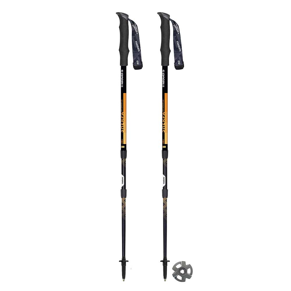 Купить Masters 01S2519 Sherpa Antishock CSS столбы  Black / Orange 135 cm 7ft.ru в интернет магазине Семь Футов