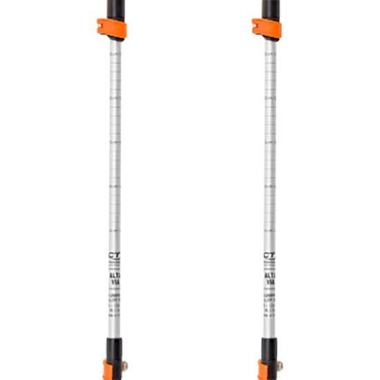 Купить Climbing technology CT2V104 Alta Via Поляки Черный  Black / Orange 66-135 cm 7ft.ru в интернет магазине Семь Футов