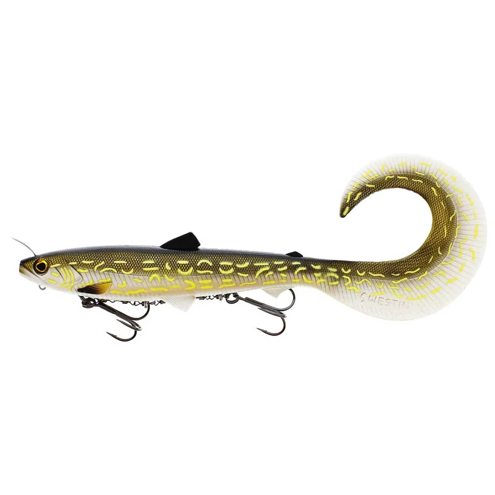 Купить Westin P211-149-149 Мягкий приманка Bullteez Curltail Inline Sinking 230g 330 mm Natural Pike 7ft.ru в интернет магазине Семь Футов