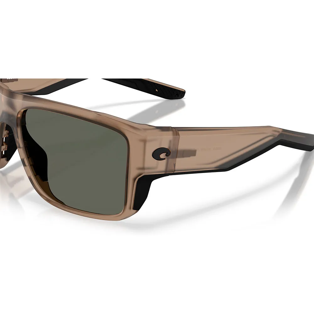 Купить Costa 06s9116-91161259 поляризованные солнцезащитные очки Taxman Matte Brown Smoke 20x10x10 Gray 580G/CAT3 7ft.ru в интернет магазине Семь Футов