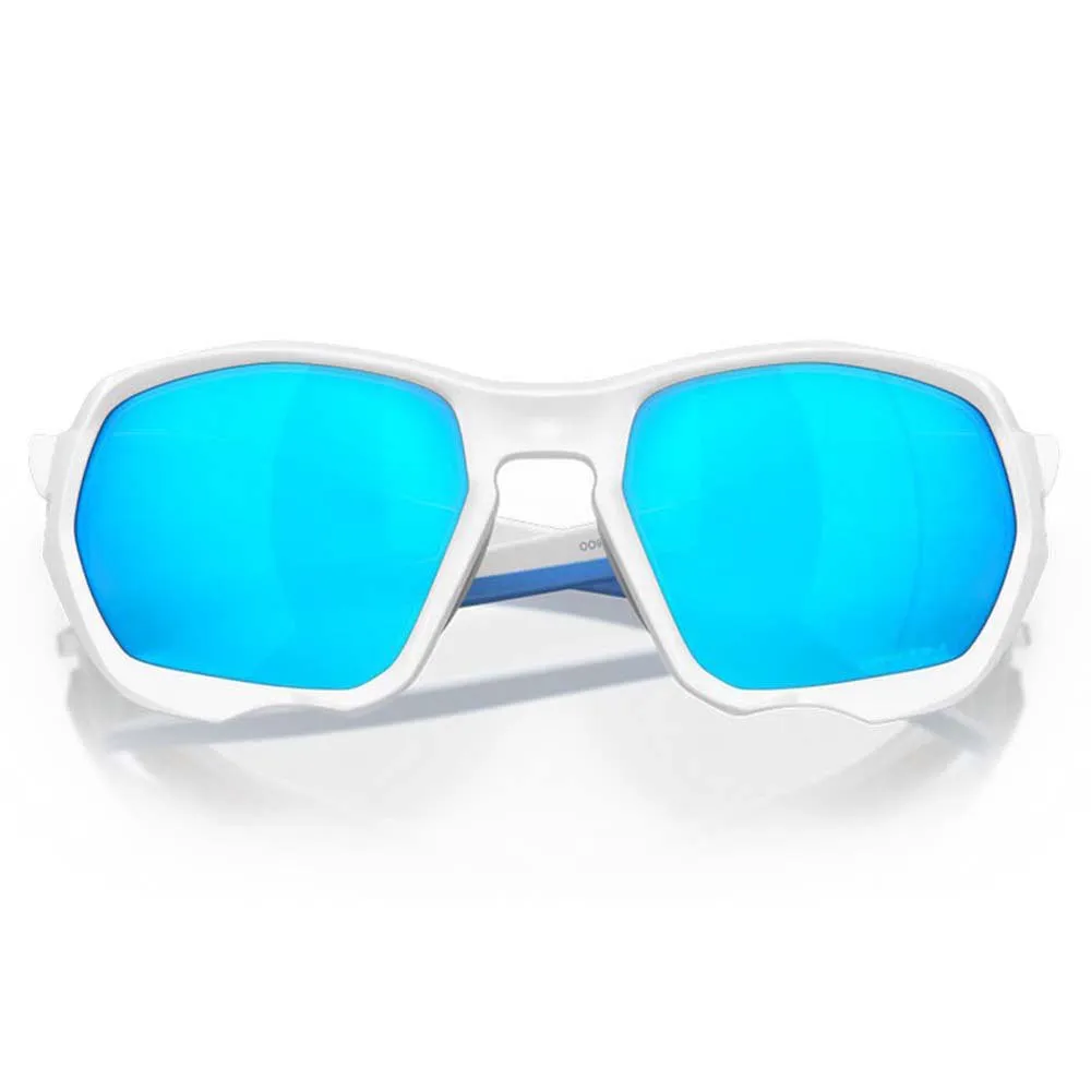 Купить Oakley OO9019-1059 Солнцезащитные очки Plazma Prizm Matte White Prizm Sapphire/CAT3 7ft.ru в интернет магазине Семь Футов