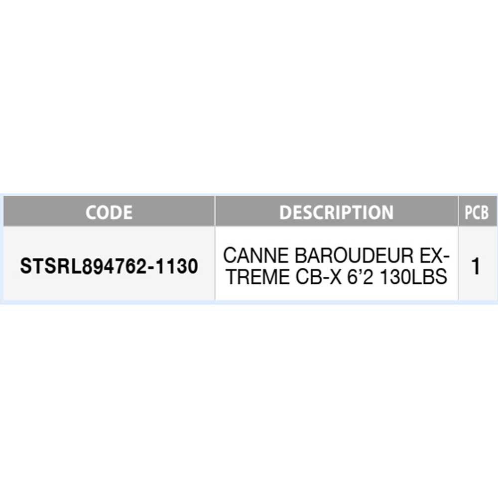 Купить Sunset STSRL894762-1130 Baroudeur Extreme CB-X Удочка Для Троллинга Серебристый Black 1.88 m 7ft.ru в интернет магазине Семь Футов