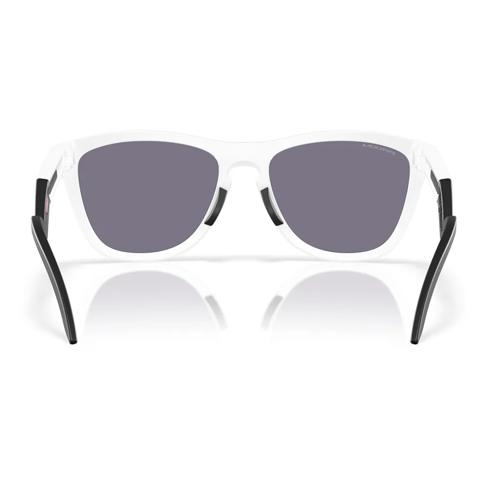 Купить Oakley OO9289-0855-55 Солнцезащитные очки Frogskins hybrid Бесцветный Matte White Prizm Grey/CAT3 7ft.ru в интернет магазине Семь Футов