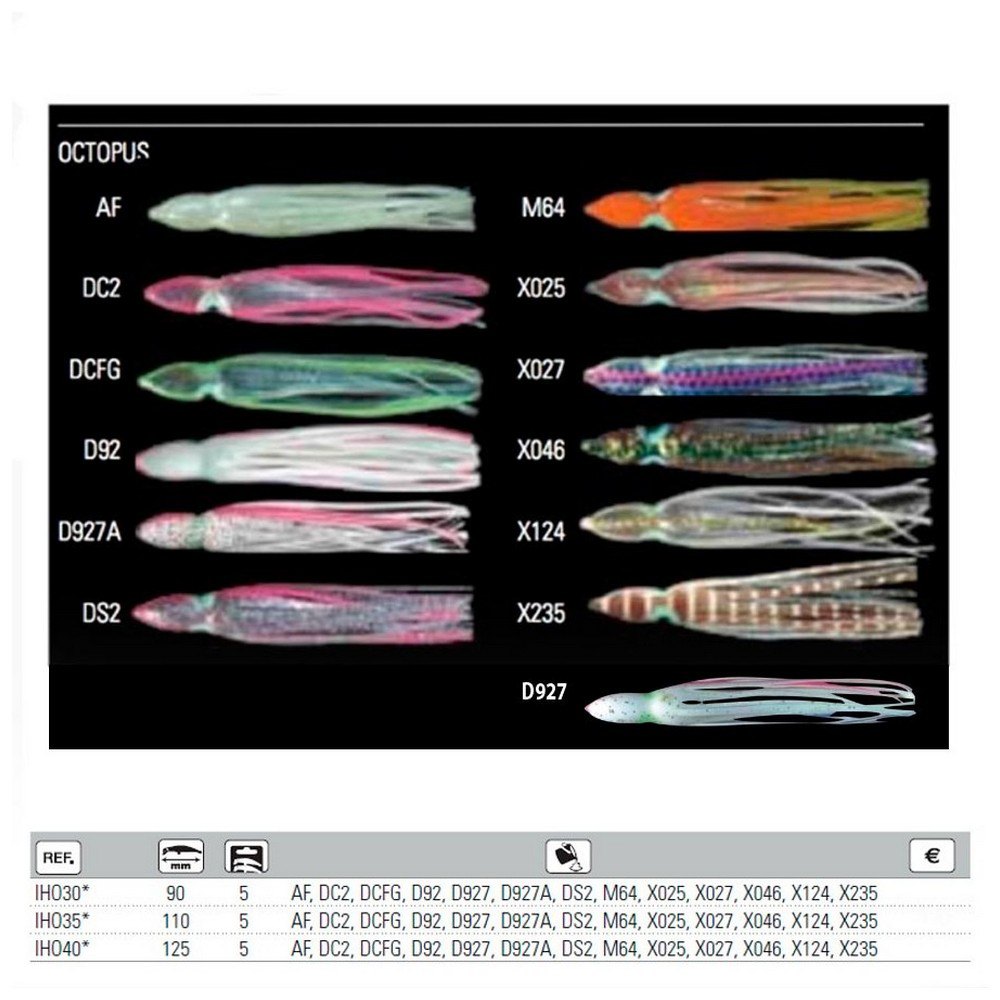 Купить Hart IHO30X235 Octopus Мягкая Приманка Для Троллинга 90 mm Многоцветный X235 7ft.ru в интернет магазине Семь Футов