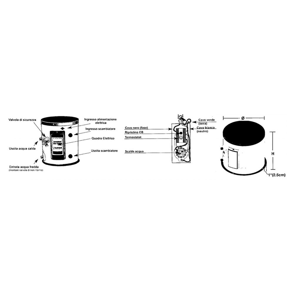 Купить Raritan engineering 2410775 Raritan 75.7L 1250W 230V Паровой котел Бесцветный White / Black 47.6 x 60.6 cm  7ft.ru в интернет магазине Семь Футов