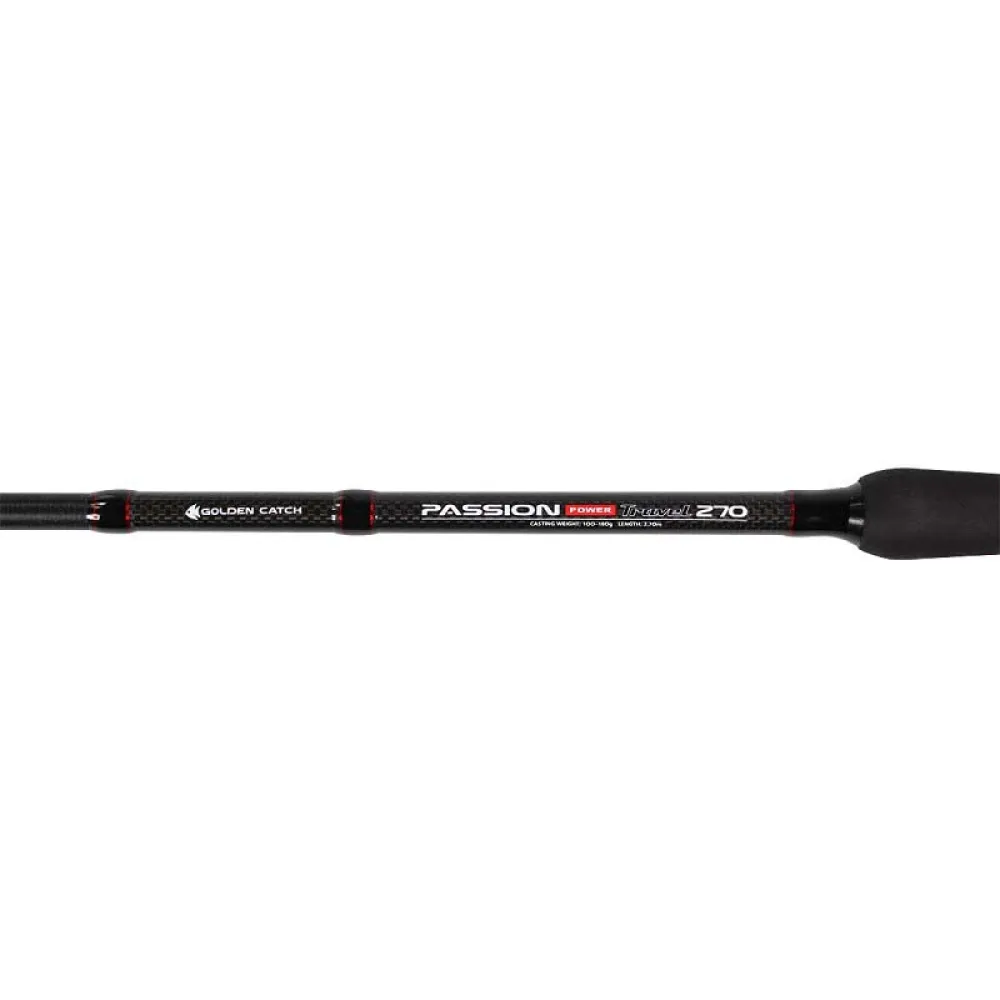 Купить Golden catch 2039238 спиннинговое удилище Passion Power Travel Black 55x10x10 2.4 m 7ft.ru в интернет магазине Семь Футов