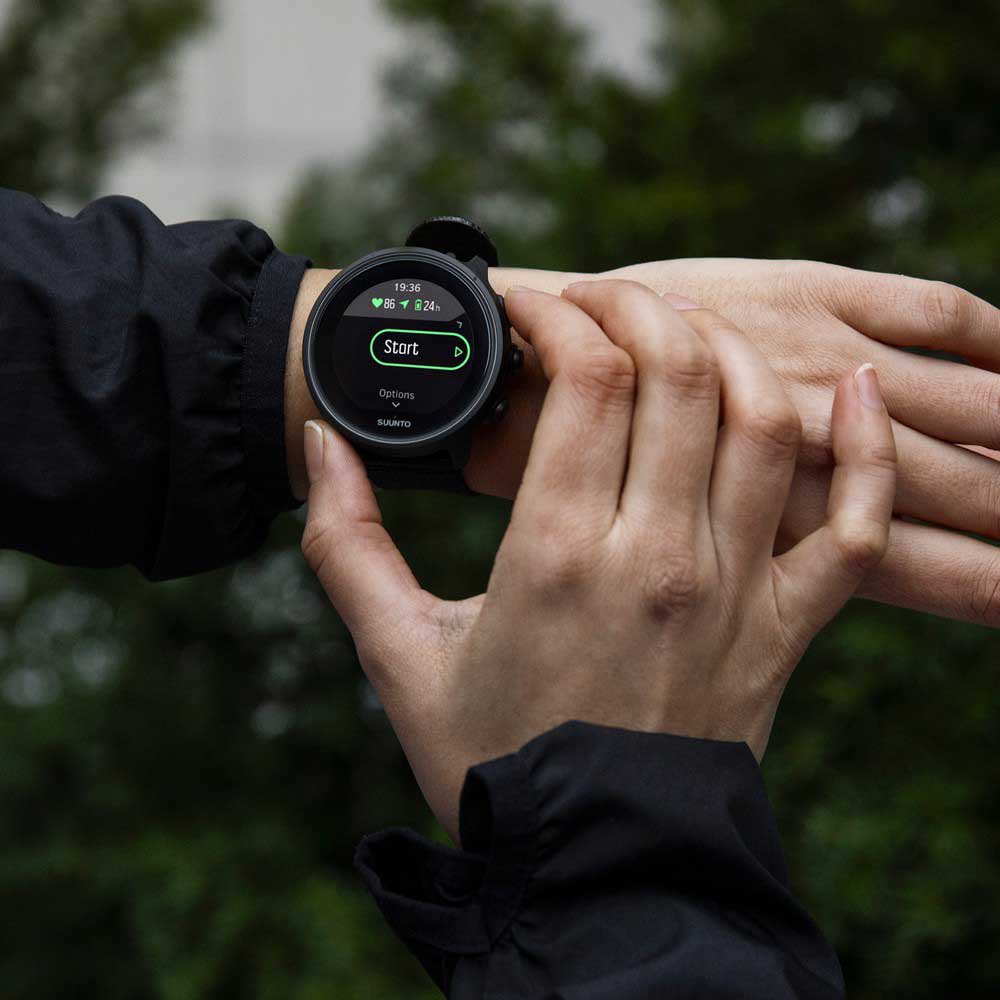 Купить Suunto SS050564000 9 Baro Titanium Черный  Charcoal Black 7ft.ru в интернет магазине Семь Футов