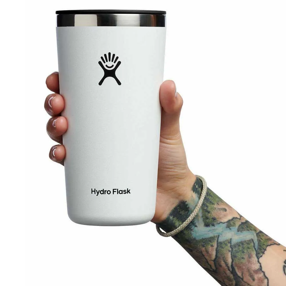 Купить Hydro flask T12CPB110 стакан из нержавеющей стали All Around Press-In 350ml Серебристый White 7ft.ru в интернет магазине Семь Футов