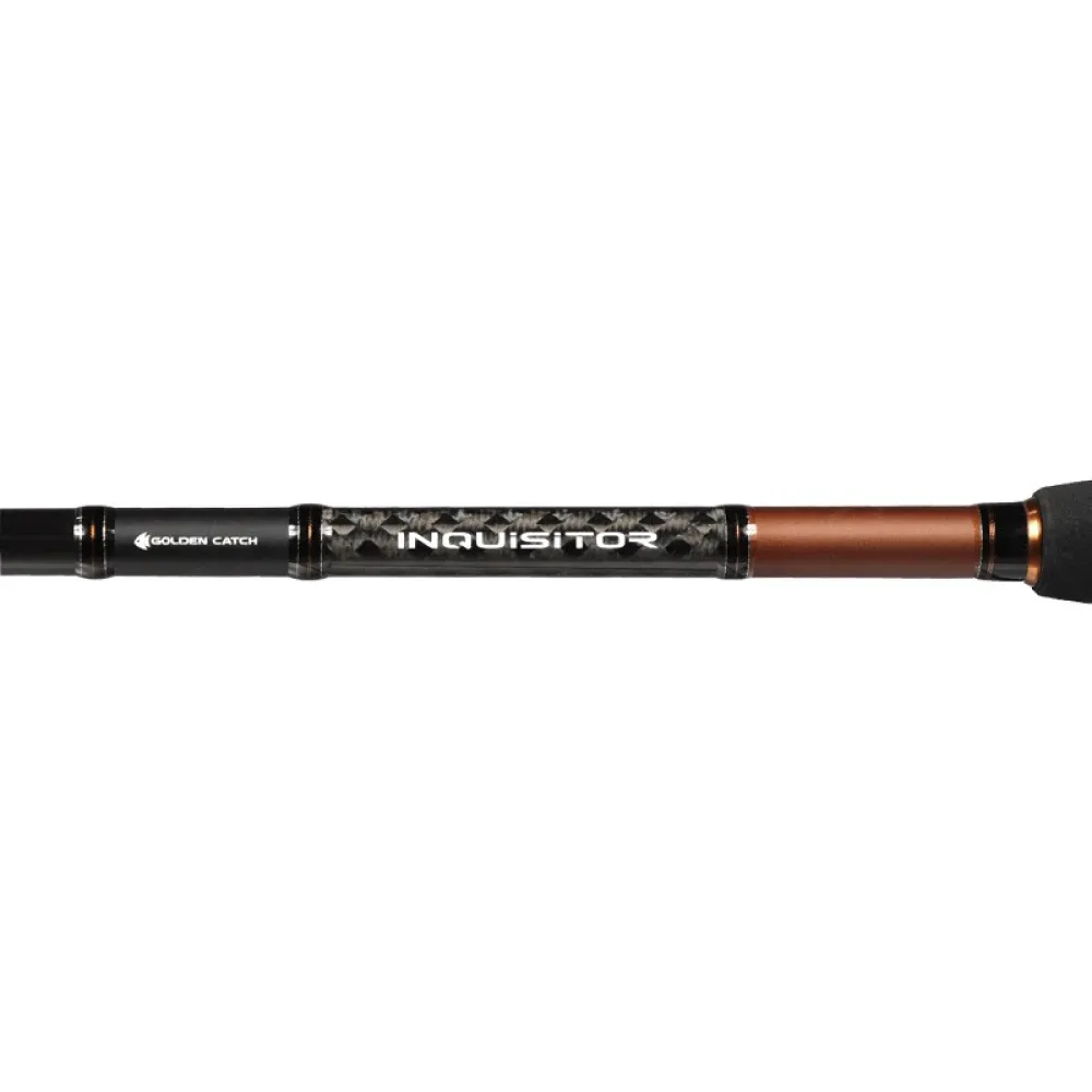 Купить Golden catch 2039314 спиннинговое удилище Inquisitor Black 130x10x10 2.4 m 7ft.ru в интернет магазине Семь Футов