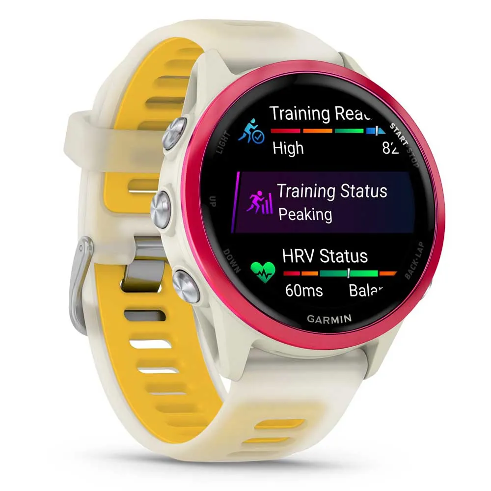 Купить Garmin 010-02970-02 Reloj Forerunner 570 42 mm Розовый  Raspberry Aluminum / Translucent Bone / Mango 7ft.ru в интернет магазине Семь Футов