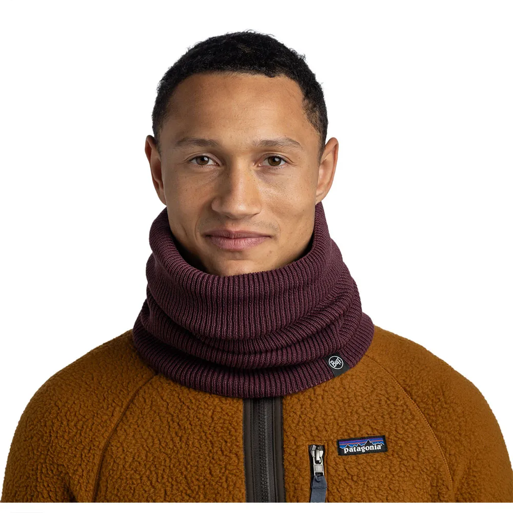 Купить Buff ® 134481.652.10.00 Шарф-хомут Knitted & Fleece Renvi Burgundy 15x10x5 7ft.ru в интернет магазине Семь Футов