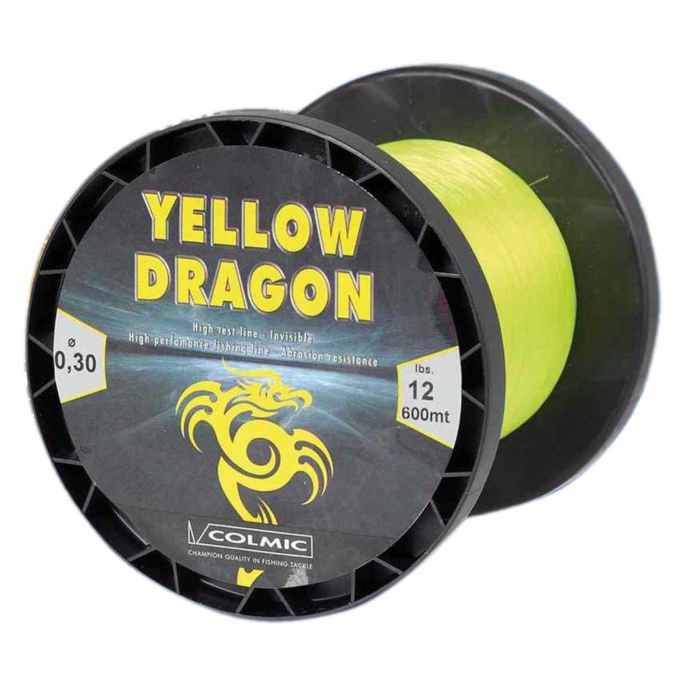 Купить Colmic NYYD12 Монофиламент Yellow Dragon 600 m  Yellow 0.300 mm 7ft.ru в интернет магазине Семь Футов